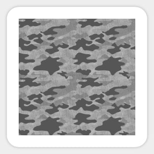 Grey Camo Sticker